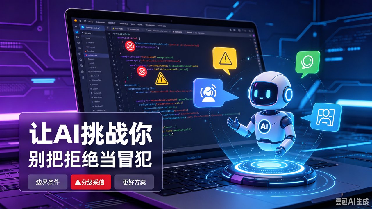 封面图:让AI挑战你——好AI该敢于反驳你