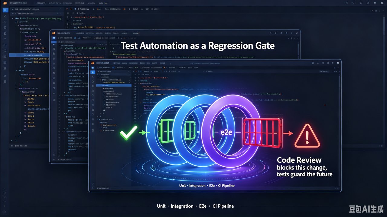 Cover: Test Automation as a Regression Gate