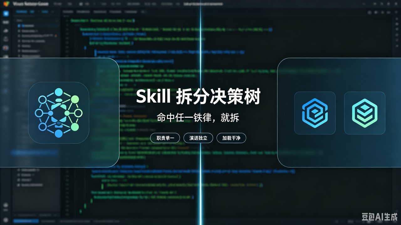 封面图:AI Skill 拆分原则