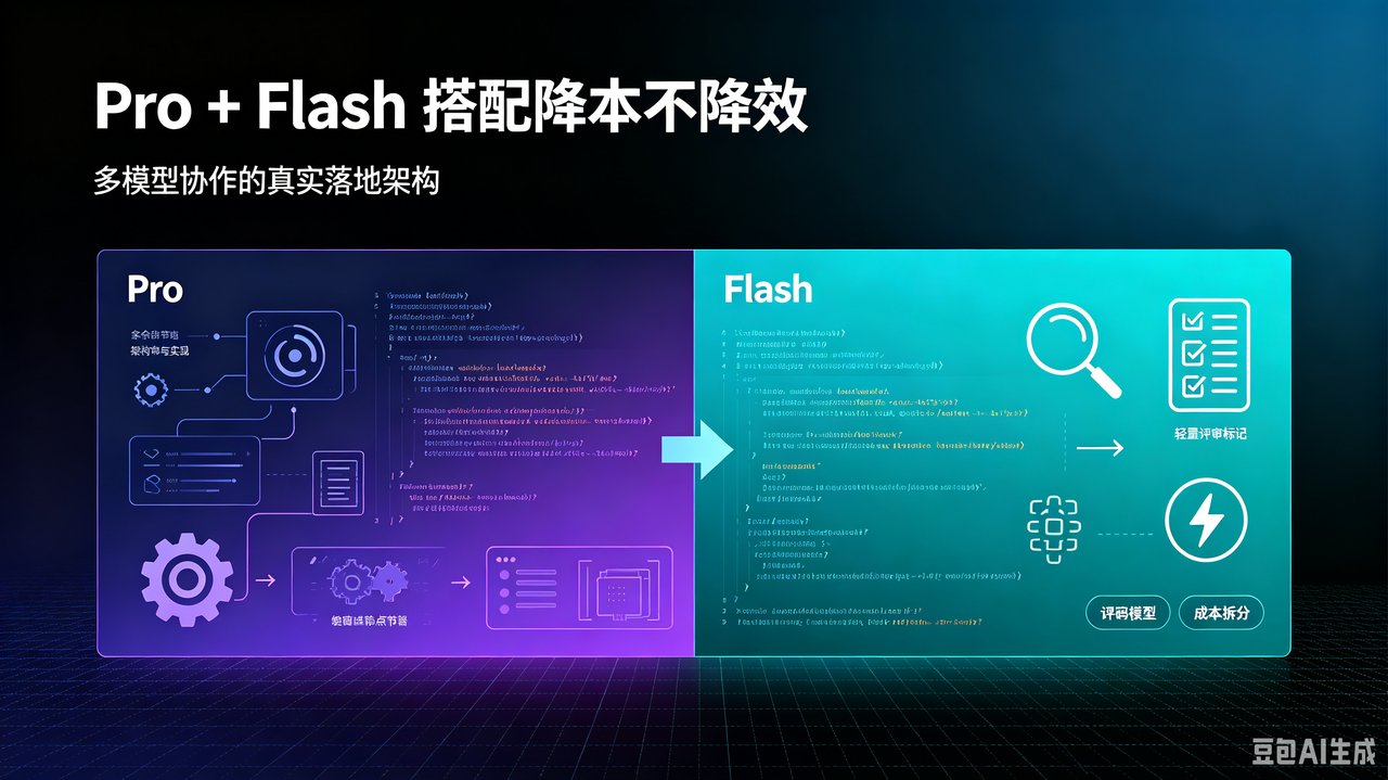 封面图：多模型协作降本架构