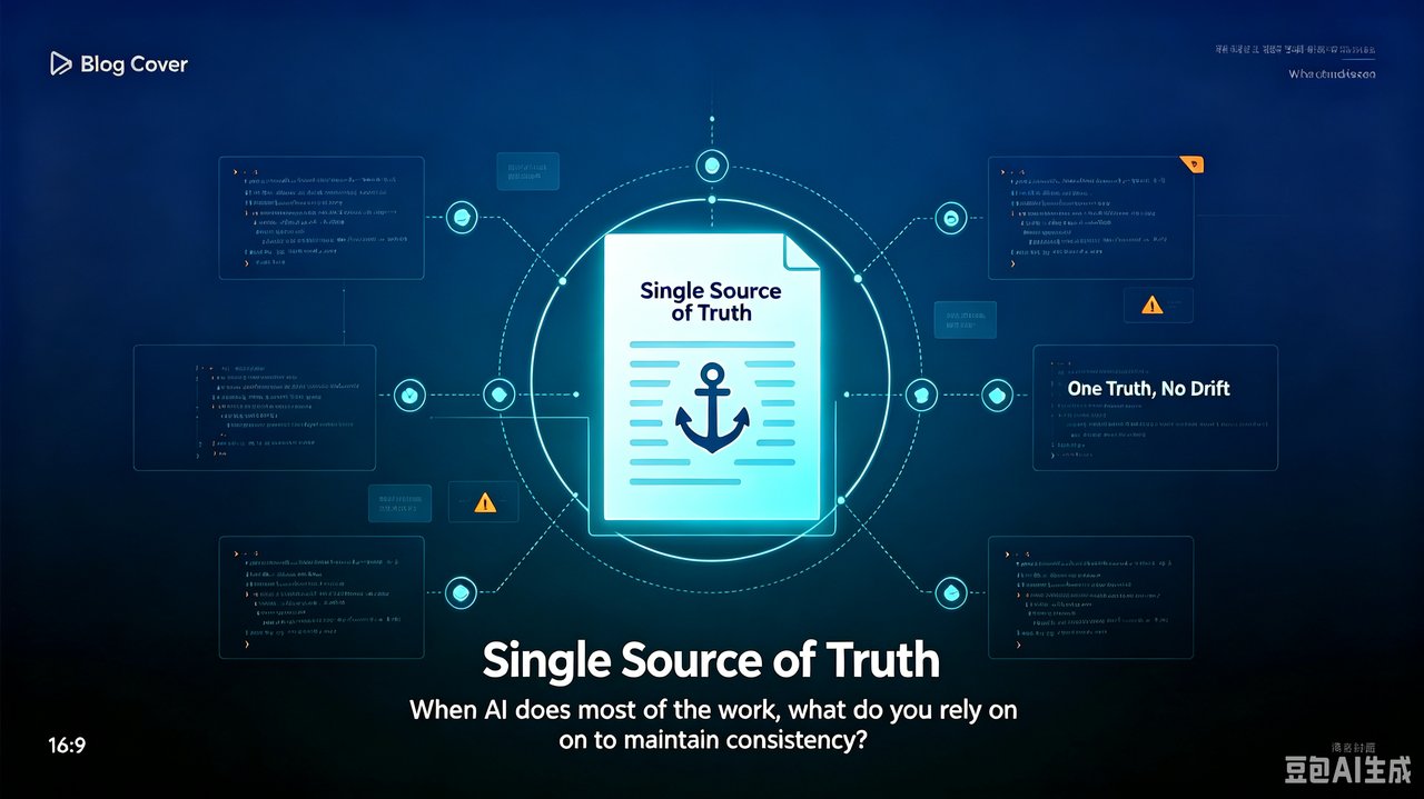 Cover image: Single Source of Truth in AI-assisted development