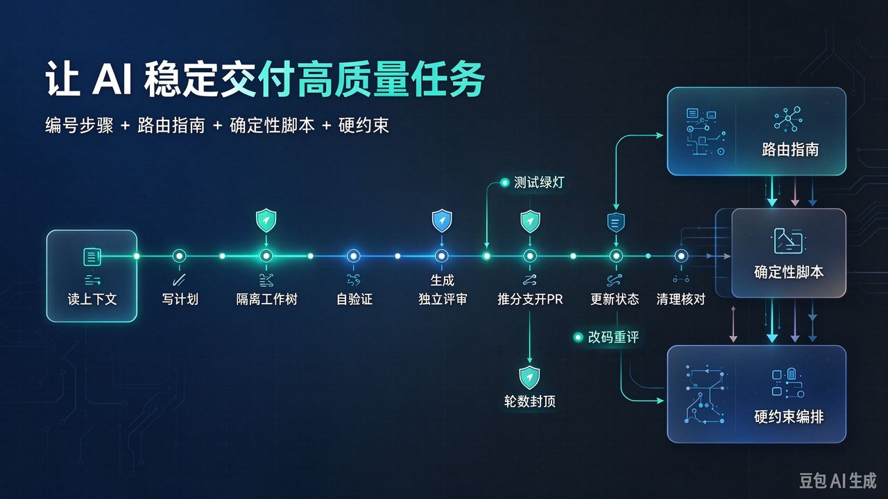 夜色书桌前，一只毛绒小龙在台灯下对着笔记本电脑写笔记，旁边放着咖啡与书本